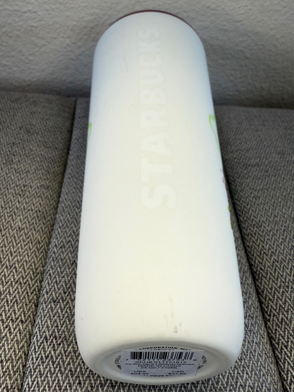 Starbucks Floral Tumbler Bottle, With Flower Straw Topper, 24oz - Picture 8 of 16